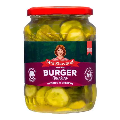 25114001-MRS ELSWOOD BURGER GHERKINS
