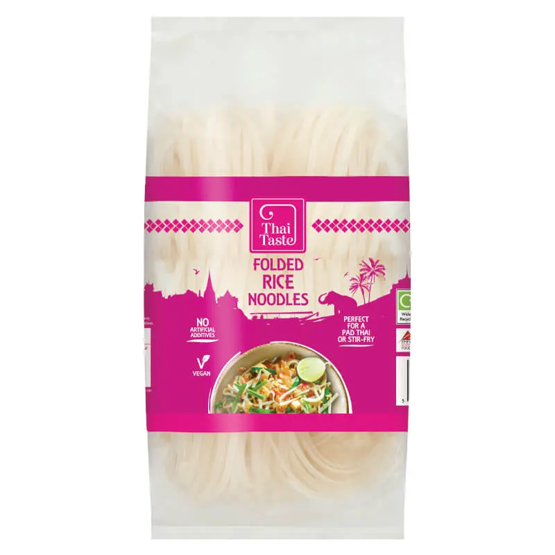 25114004-THAI TASTE FOLDED RICE NOODLES 200G X 6