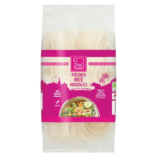 25114004-THAI TASTE FOLDED RICE NOODLES 200G X 6