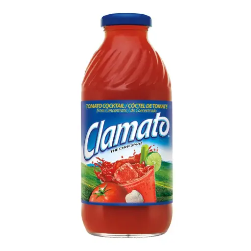 CLAMATO TOMATO COCKTAIL GLASS BOTTLE
