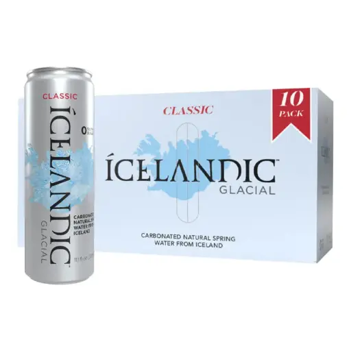 ICELANDIC GLACIAL WATER - CAN - SPARKLING 
